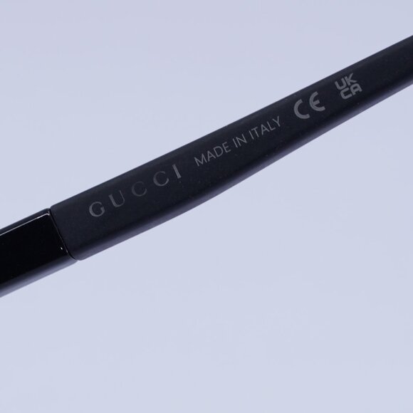 Gucci GG1737O 001 Eyeglasses Black 54mm Rectangle Frame - Picture 9 of 11